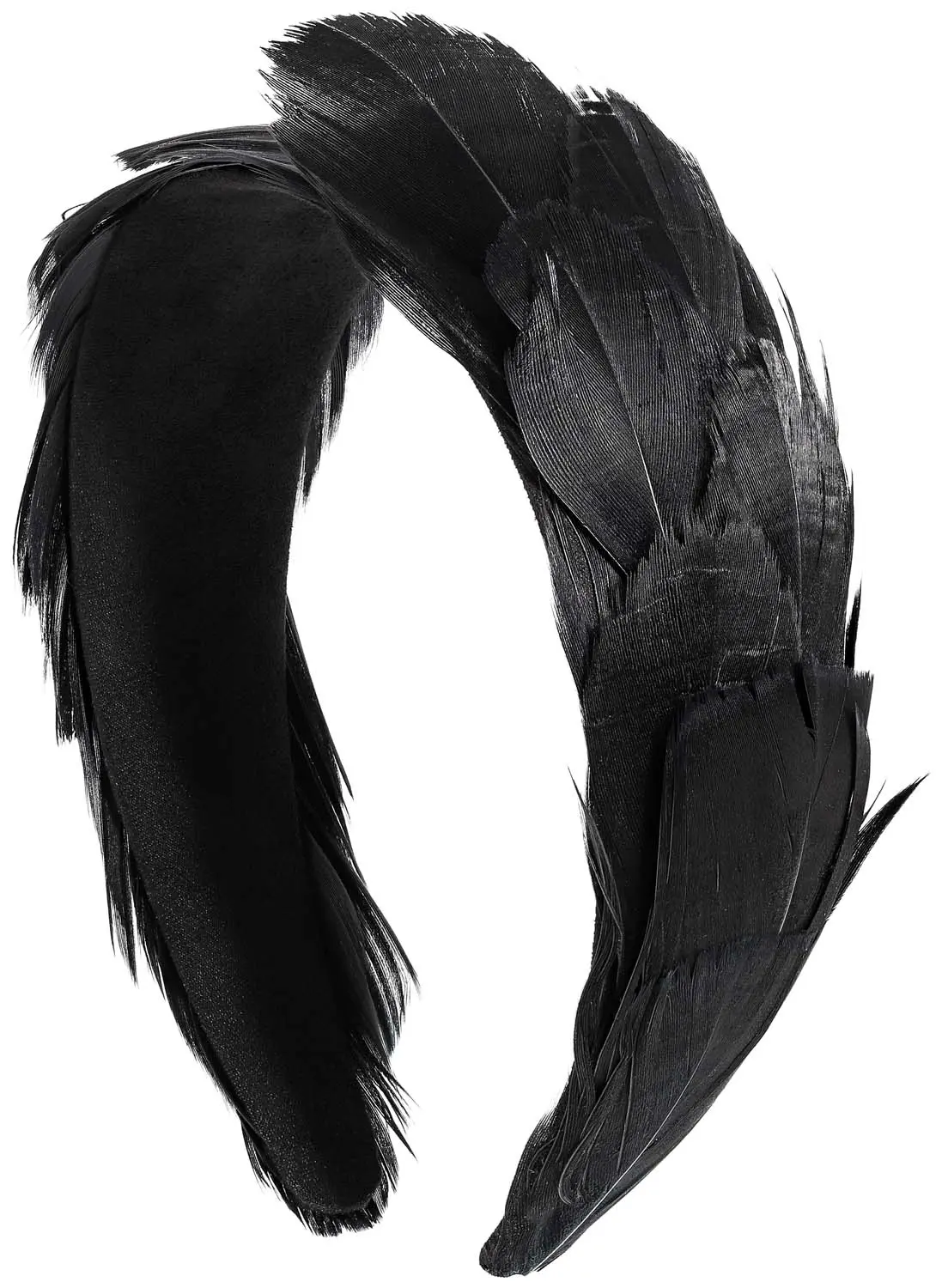 Haarreif - Black Feathers