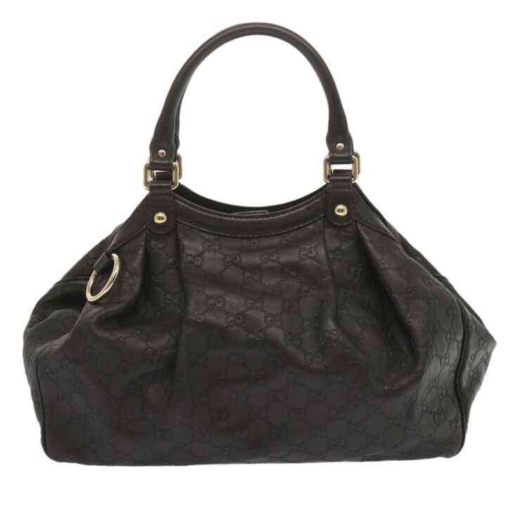 Gucci Vintage Gucci Shoulder Bag Black