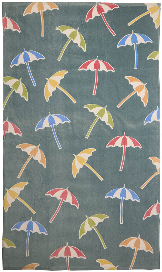 Parasoll strandhåndkle 90x150 aqua