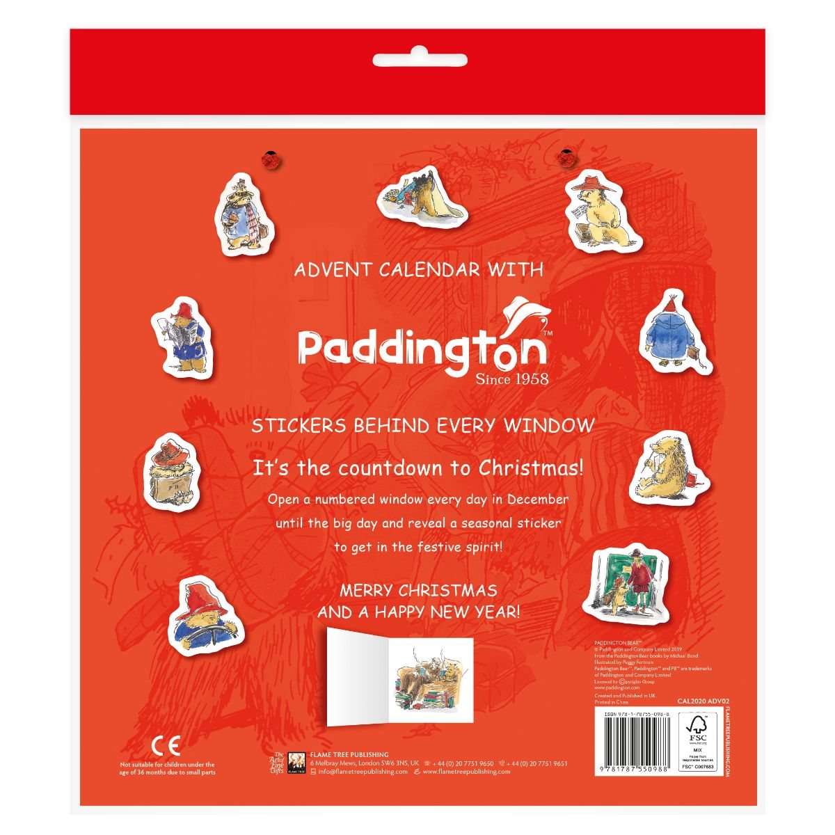 Paddington: Traditional Illustrations by Peggy Fortnum Advent Calendar (with stickers) (Calendar)