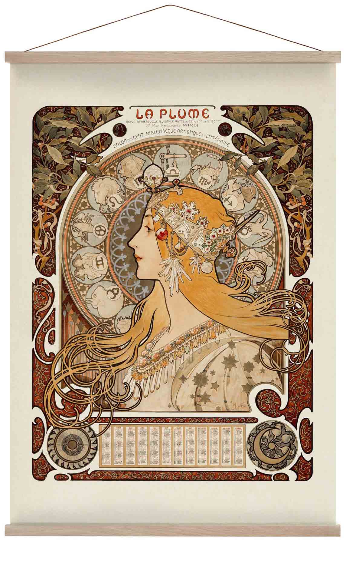 La Plume von Alphonse Mucha