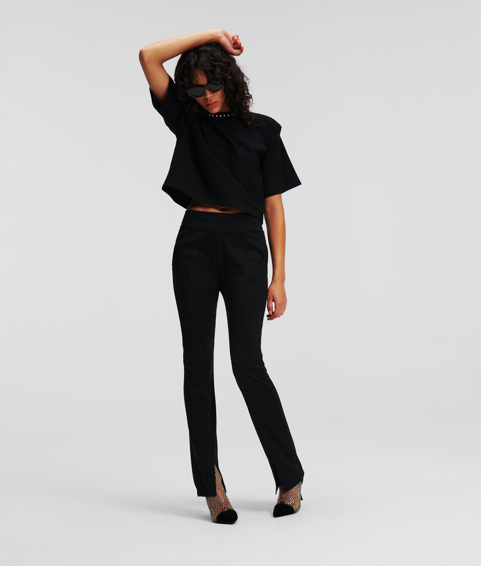 T-SHIRT ORNÉ DE PERLES