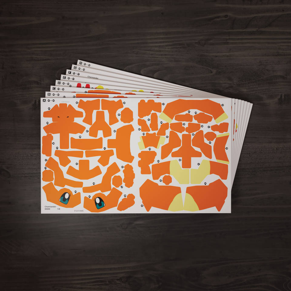 Pokemon Charmander 4D bouwpuzzel modelbouwset