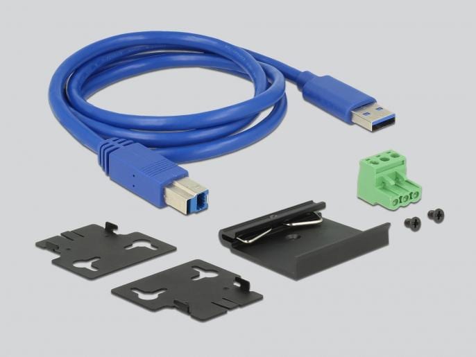 Delock USB-Hub 63311 USB 3.0 - 7x Typ-A 7-Port USB-Hub mit ESD-Schutz