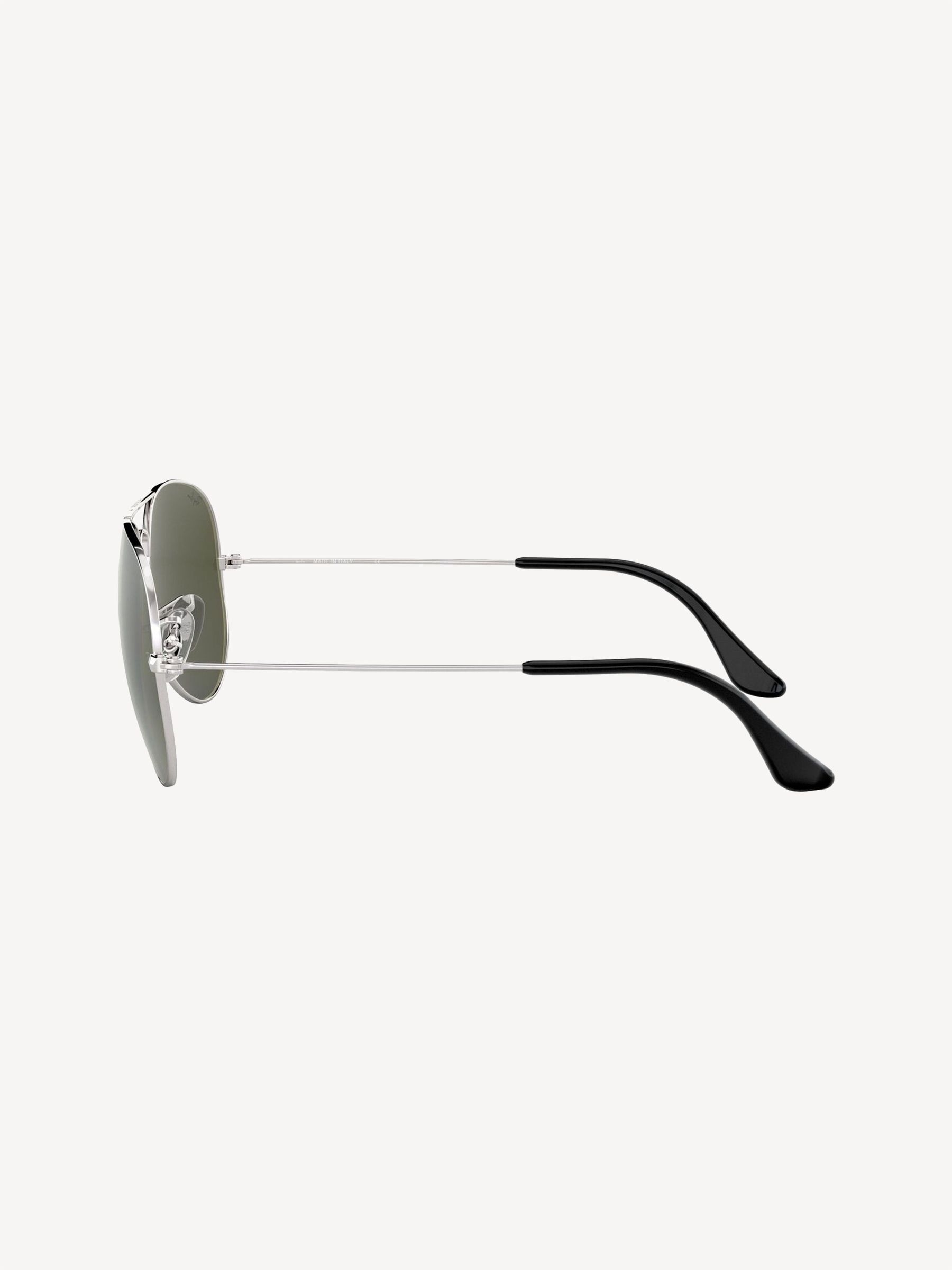 Zilverkleurige spiegelglazen - Ray-Ban XL zonnebril