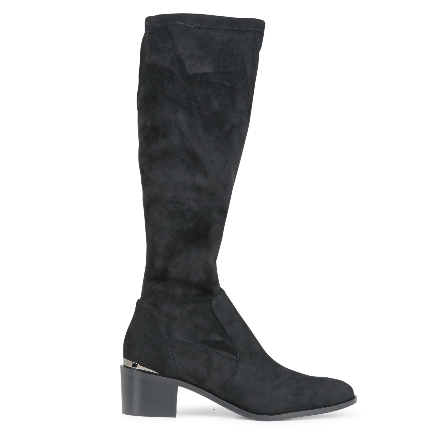 JOLIE - Bottes en cuir mélangé | Noir