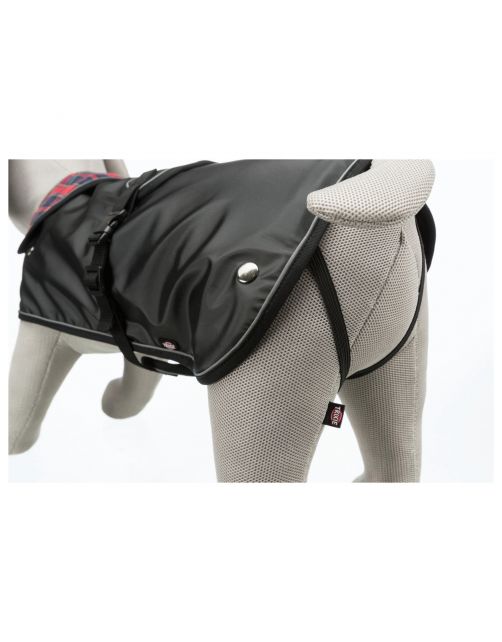 Trixie Jas Hermy Zwart&Rood - Hondenkleding