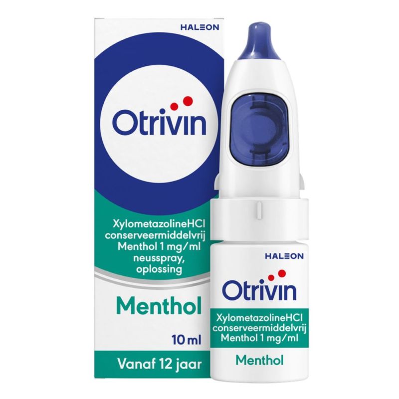 Otrivin Neusspray Menthol Xylometazoline HCI 1 mg/ml 10 ML