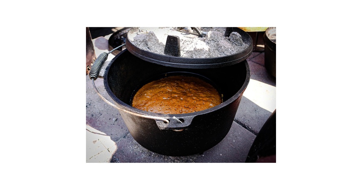 The WindmillDutch Oven 9 qt kookpan  (Zwart, Ø 31.5 cm | 8.5 liter, Tweedekans)