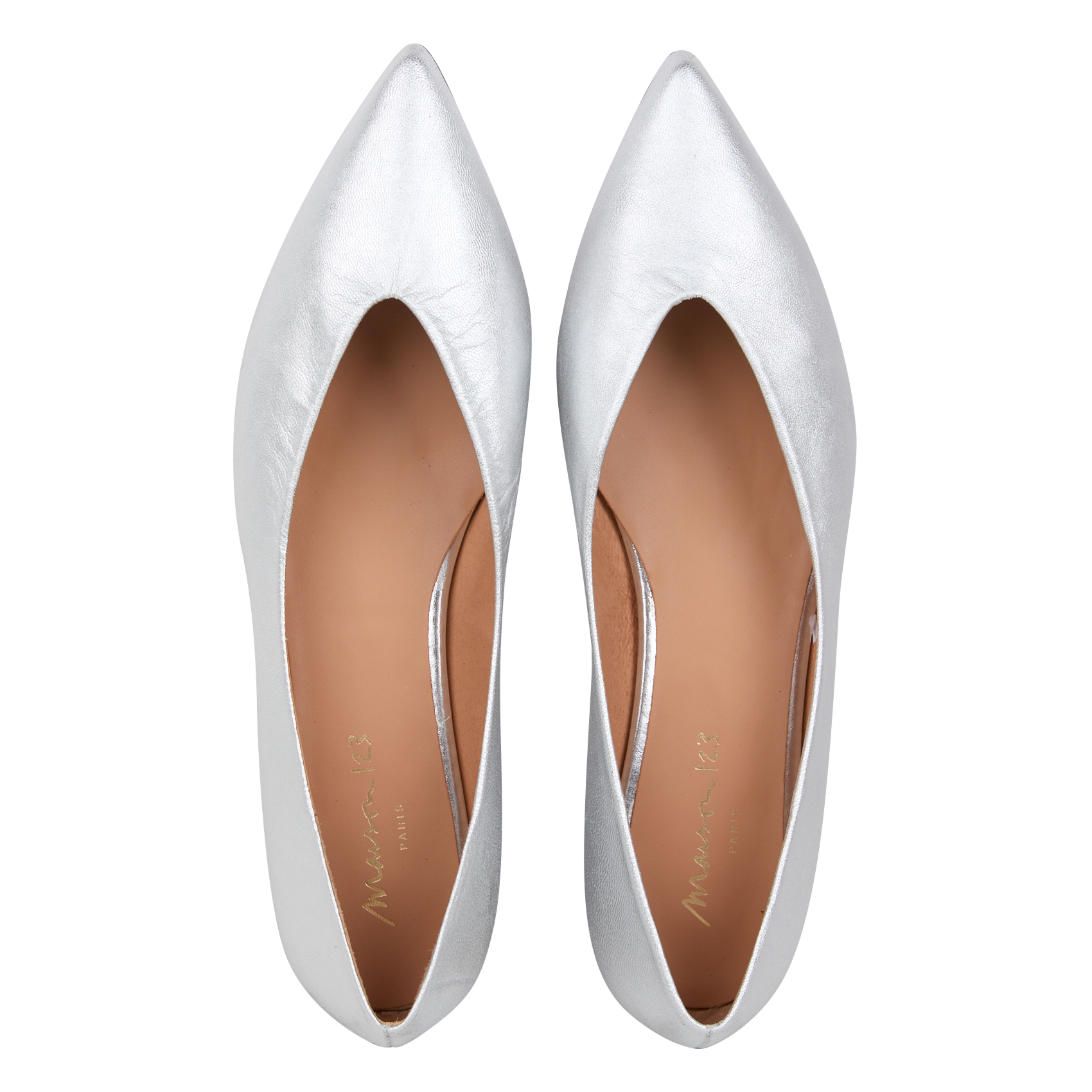 ROMY - Ballerines en cuir | Argent