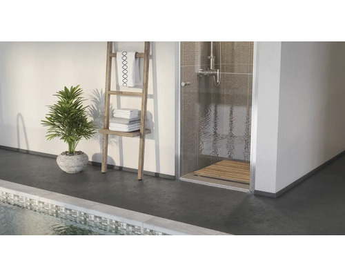 SKANDOR plint PVC KU048L Ruw staal hoogglans FOFA219 15 x 38,5 x 2400 mm