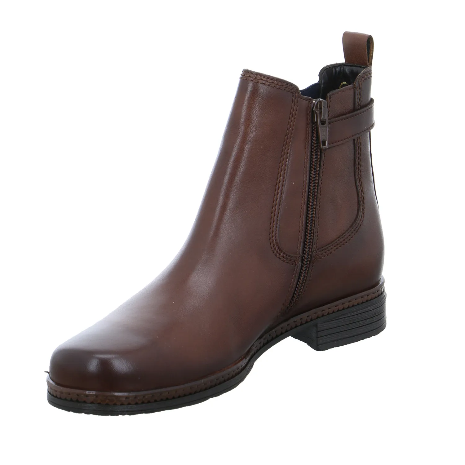 GABOR Boot Braun Leder