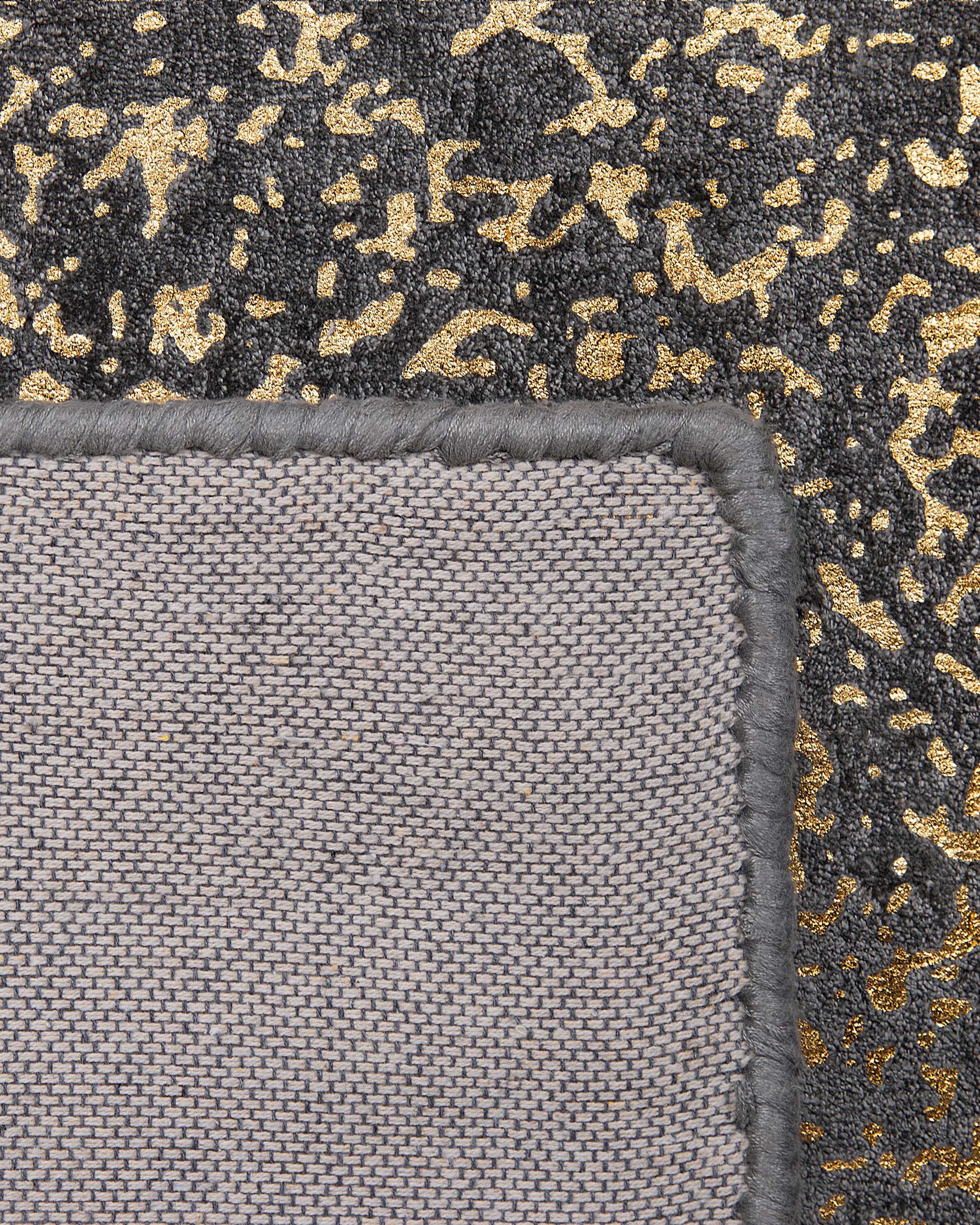 Vloerkleed ESEL Goud 160 x 230 cm Viscose