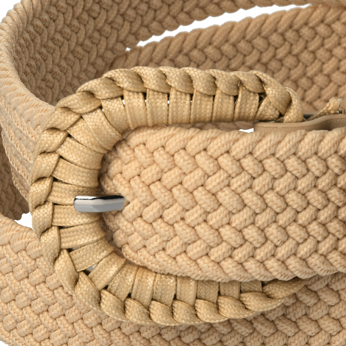 Gina Benotti Damen Gürtel in Flecht-Optik beige