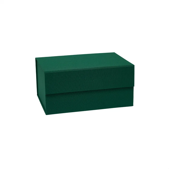 OYOY - Hako Aufbewahrungsbox, 24 x 17 cm, dunkelgrün