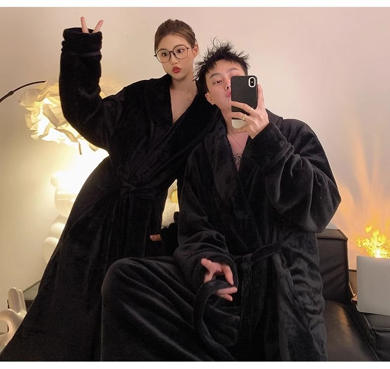 Dazzli - Bijpassende effen pyjamajas voor koppels