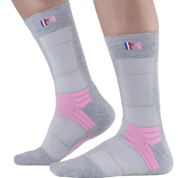 Chaussette randonnée MONNET TREK AIR GRIS ROSE