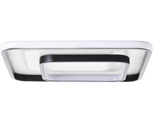 LED plafondlamp 42W 5400 lm 3000K 40x40 cm Cava zwart/wit
