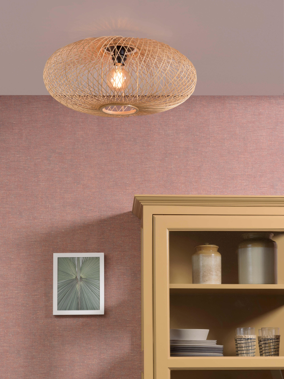 Good&Mojo Cango plafondlamp large Ø60 naturel