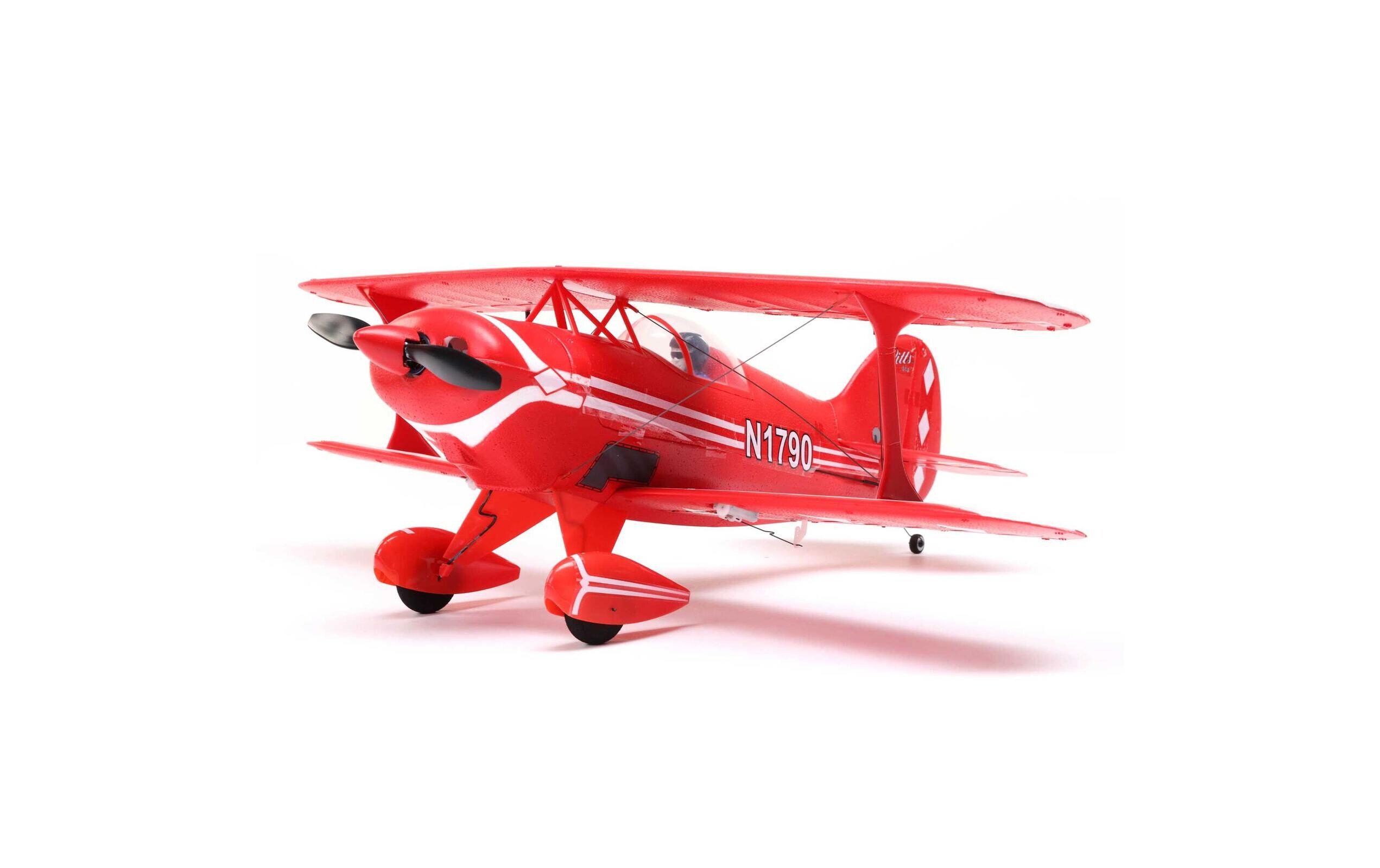 Doppeldecker UMX Pitts S-1S mit AS3X & SAFE Select BNF Basic<br>Massstabsgetreuer Nachbau des legendären Kunstflugzeugs