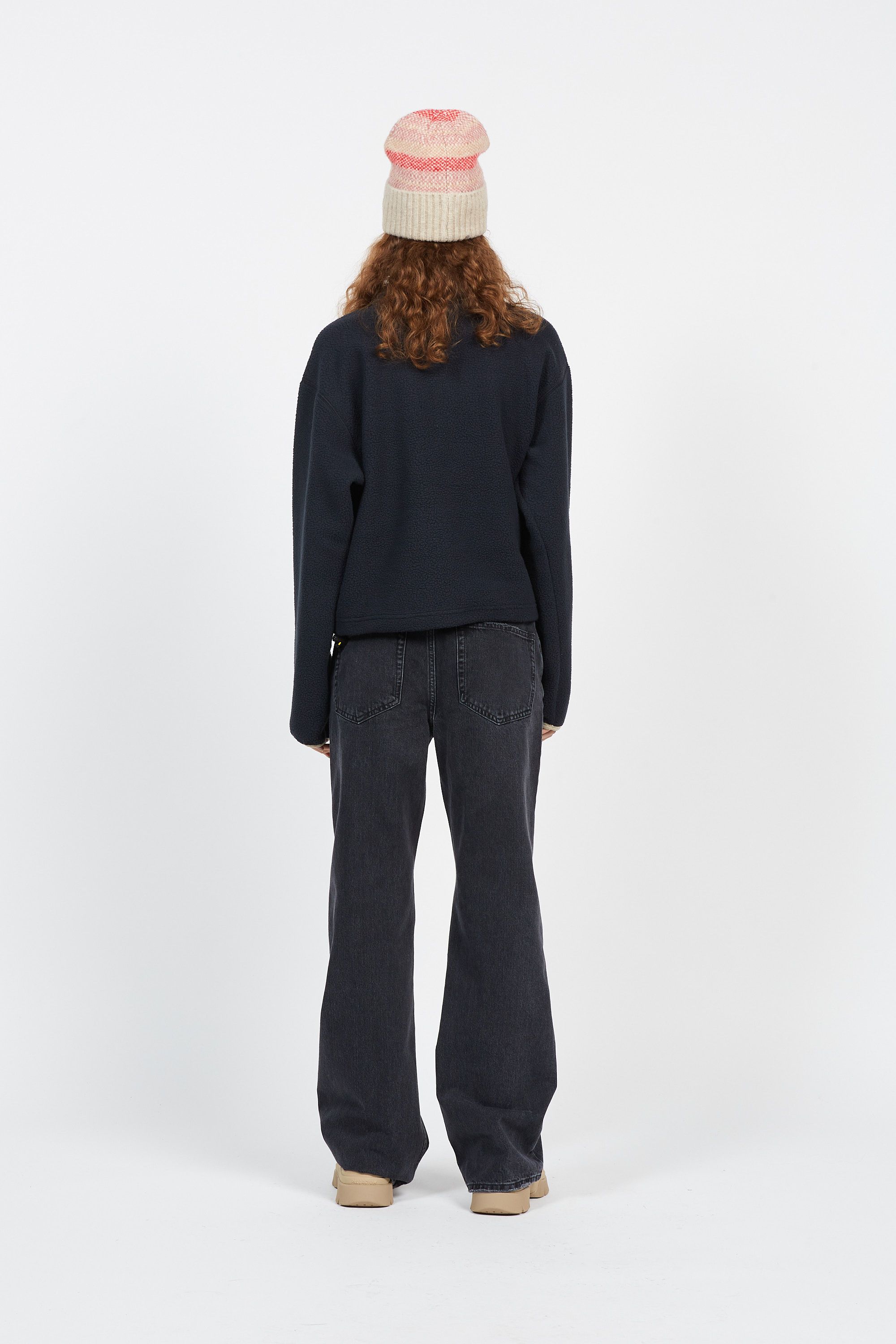 COLUMBIA Polaire Helvetia Cropped Half Snap Noir
