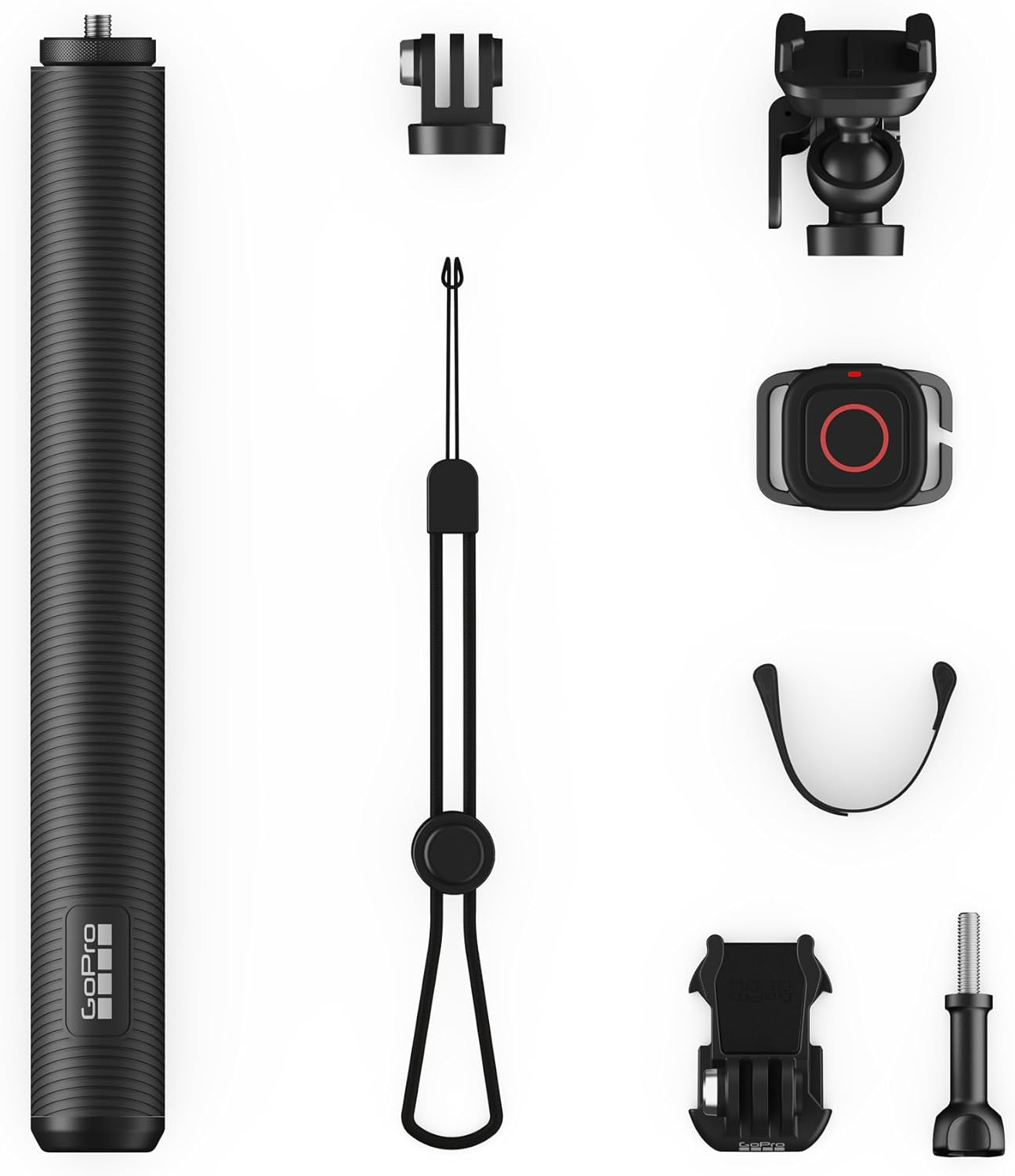 (122cm) Extension Pole 360° Selfie Stick Monopod Stativ Halterung mit Bluetooth Fernauslöser (AGXTS-002) - Schwarz