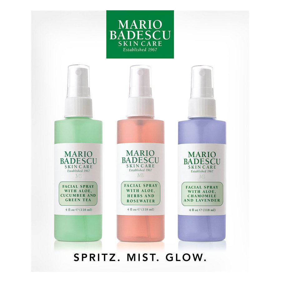Mario Badescu Spritz.Mist.Glow Kit 3x118ml