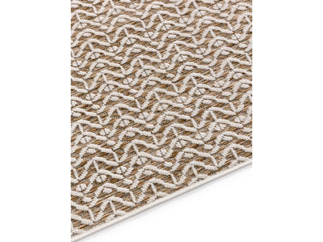 Tapis d'extérieur & intérieur Kaleo Crème/Beige 80x300 cm