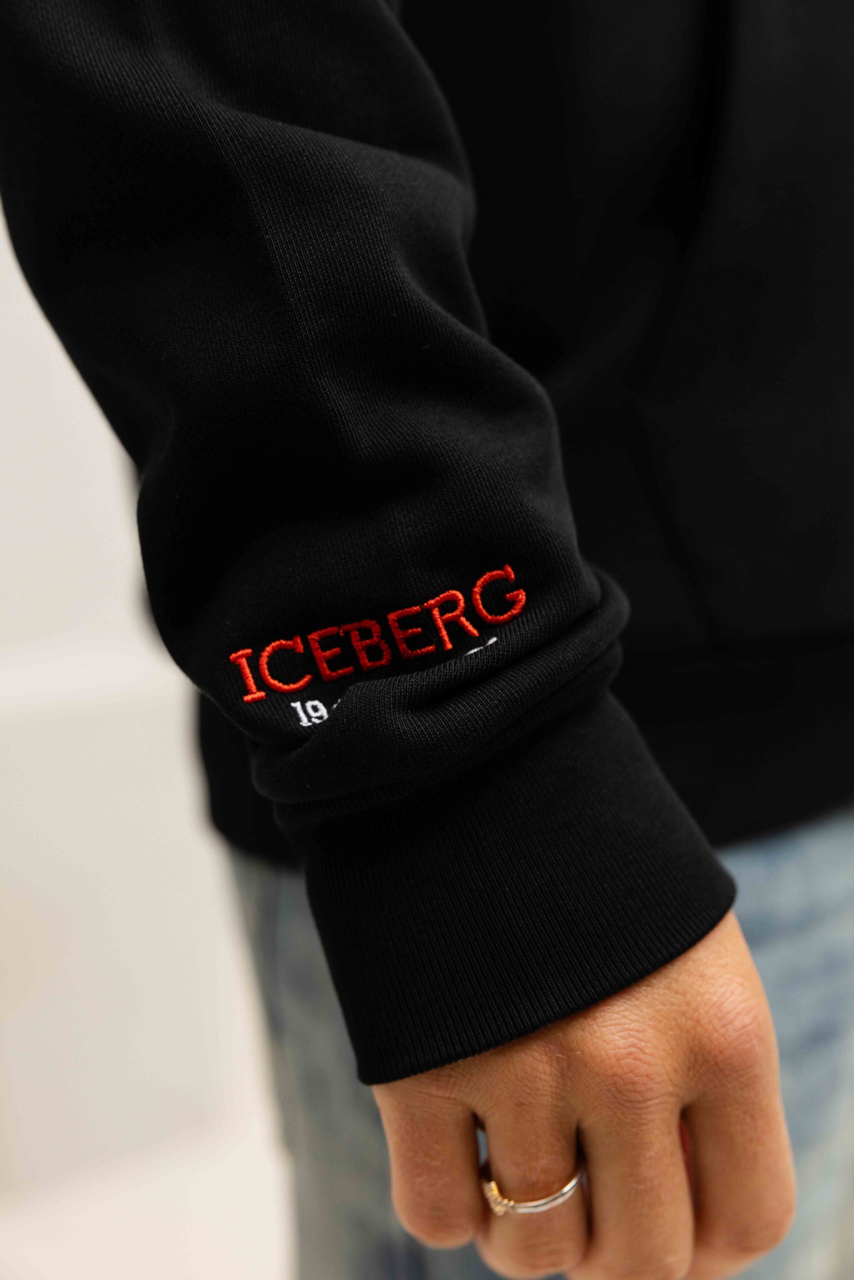 Iceberg 5C Felpa E020 Vest Heren Zwart