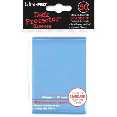 Ultra Pro Kartenhüllen Light Blue Protector, 50