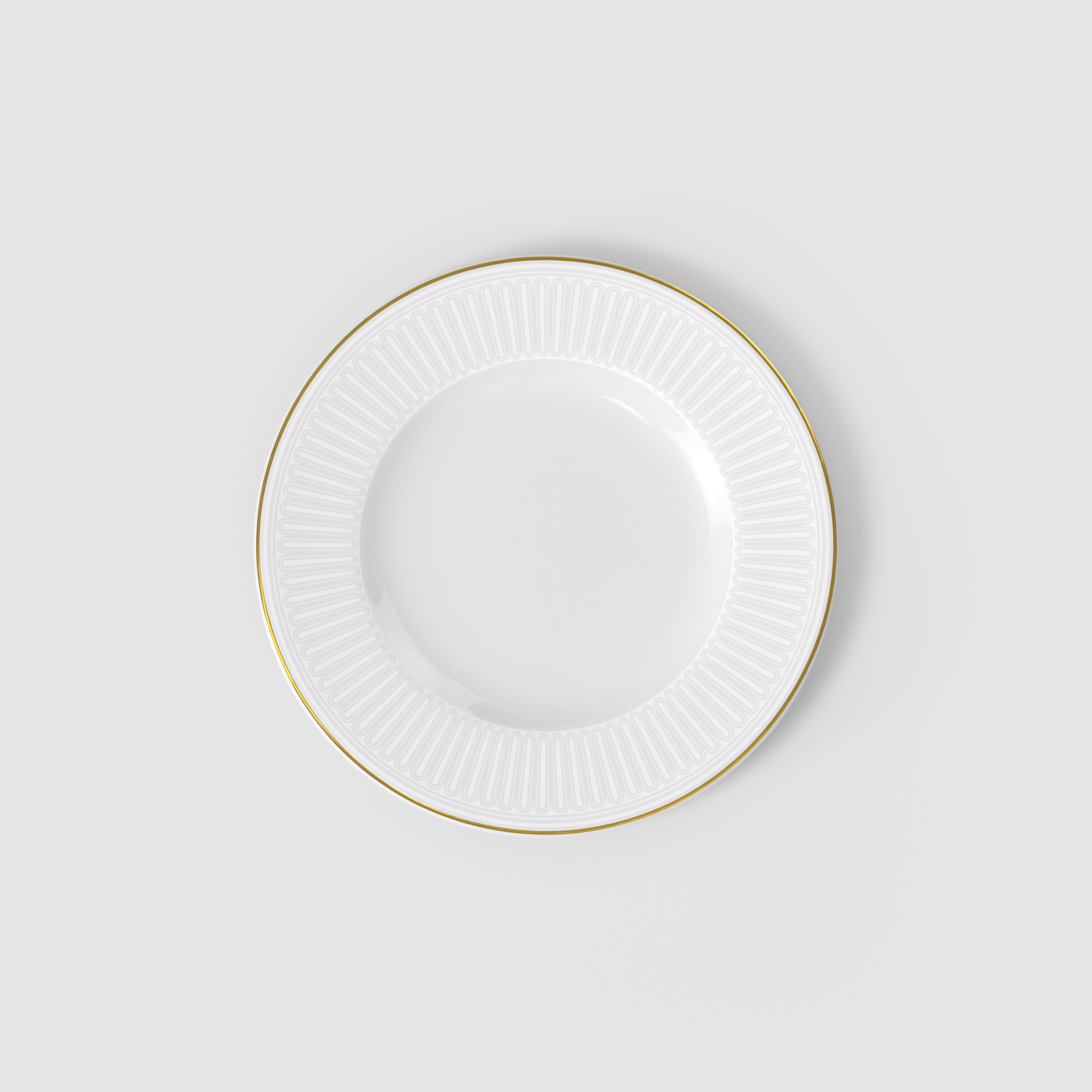 Chateau Septfontaines Bread plate White, 6.5'', Premium Bone Porcelain
