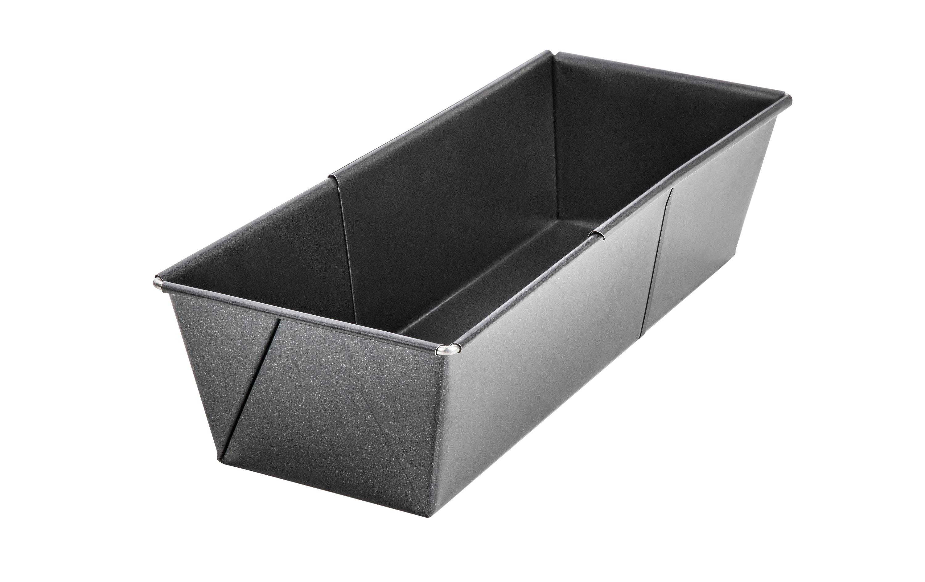 Cake-Backform Black Metallic 20 - 35 cmKönigskuchenform ausziehbar