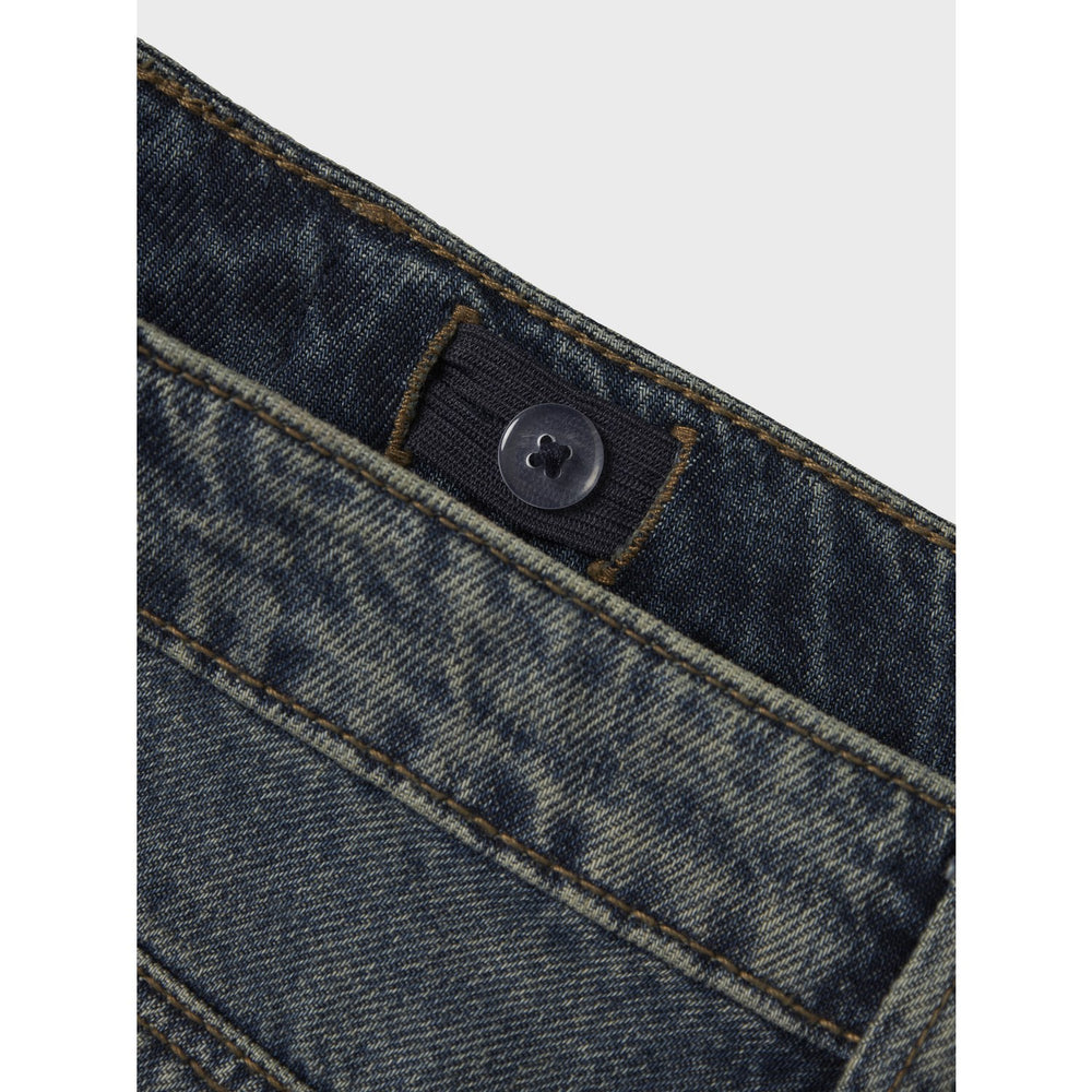 Køb Name It Vintage Dark Blue Denim Nkfrose Wide Jeans 5529-Be Noos