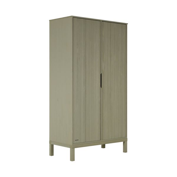 Kidsmill Pure Wood Kledingkast 2-Deurs Leaf Geborsteld