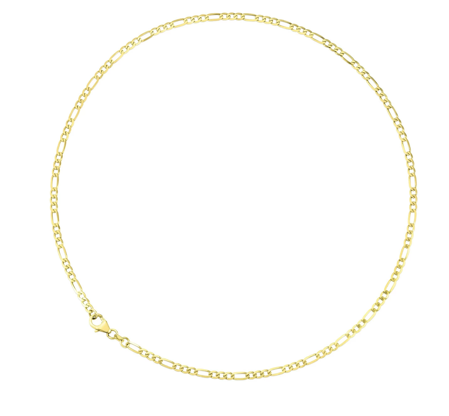 Diamantierte Figarokette
