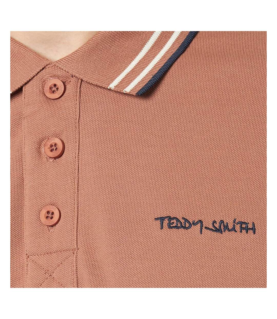 Polo Rose Homme Teddy Smith Pasian