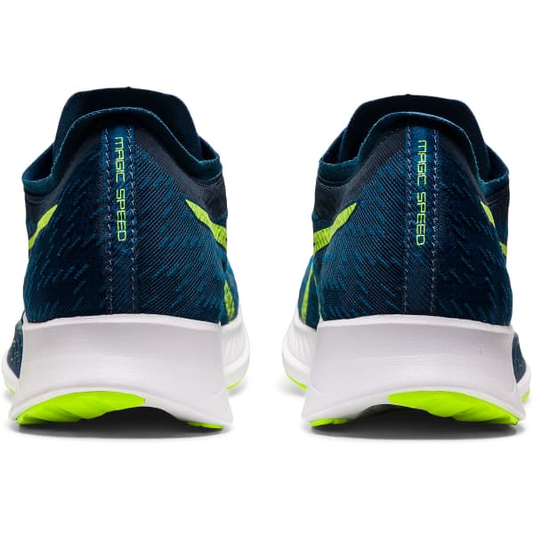 Chaussure running ASICS MAGIC SPEED MAKO MAKO BLUE/HAZARD GREEN