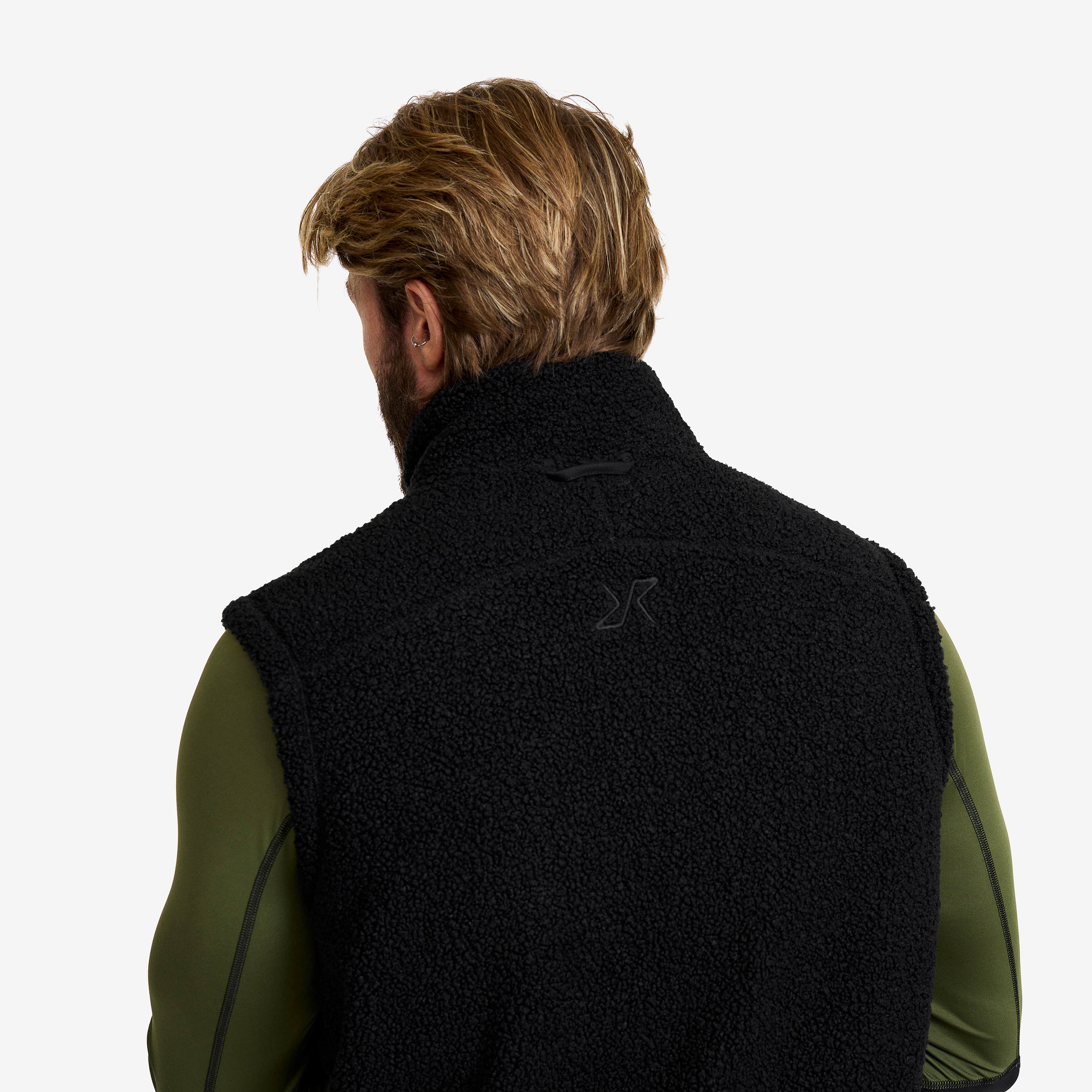 Bigfoot Pile Vest Herre Jetblack