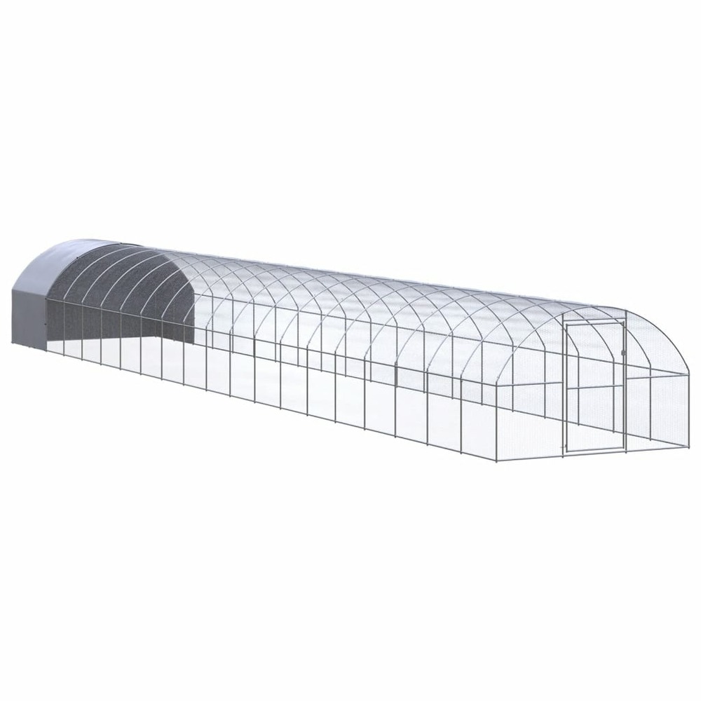 Poulailler d'extérieur 3x20x2 m acier galvanisé