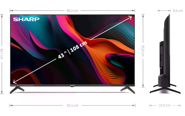 Sharp LED-Fernseher »43GL4260E« 108,79 cm/43 ″