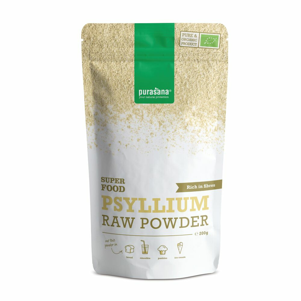 Purasana Superfood Psyllium Poeder Bio200 gr