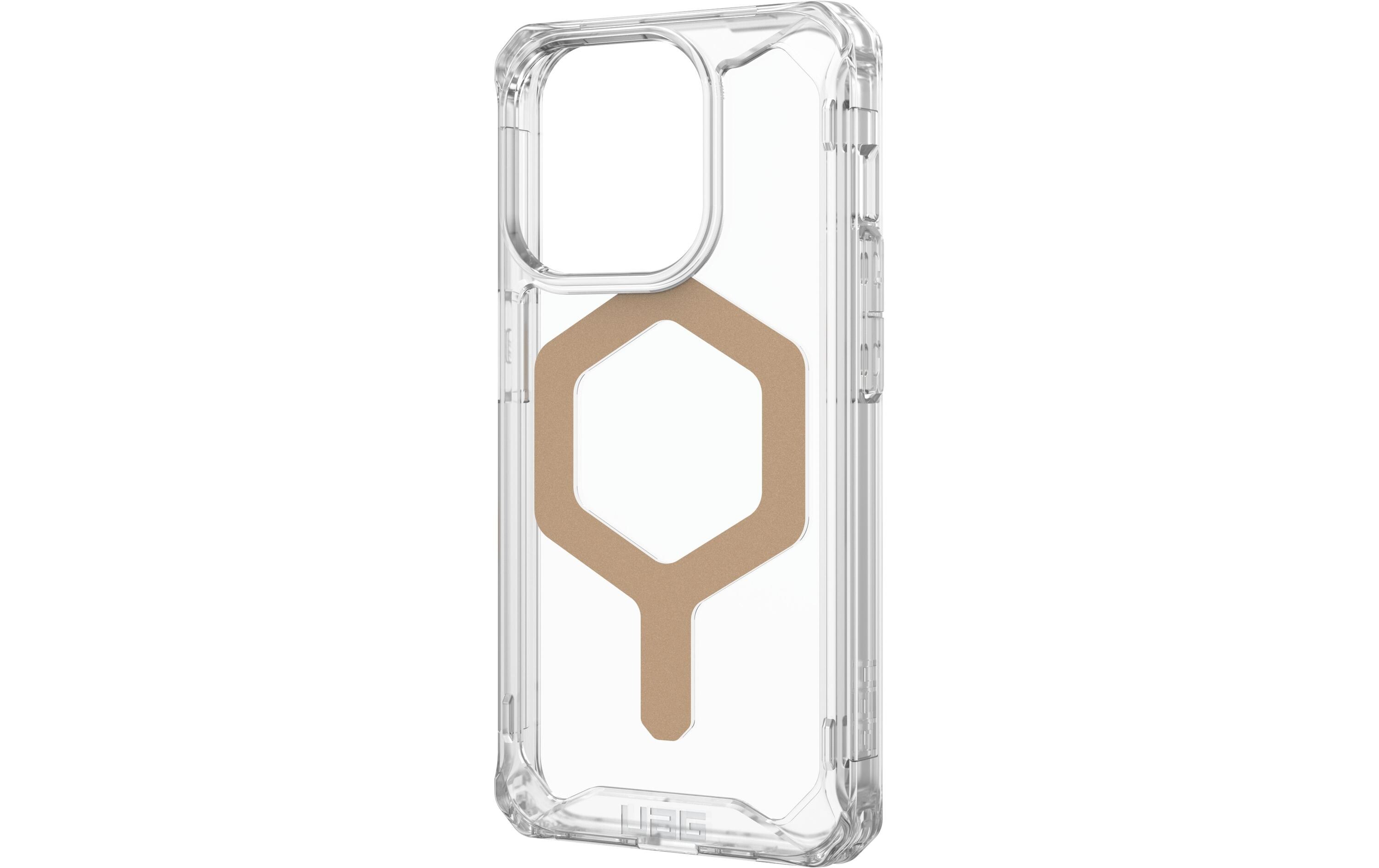 Back Cover Plyo MagSafe Apple iPhone 15 Pro Ice/GoldSchutzhülle für das Apple iPhone 15 Pro