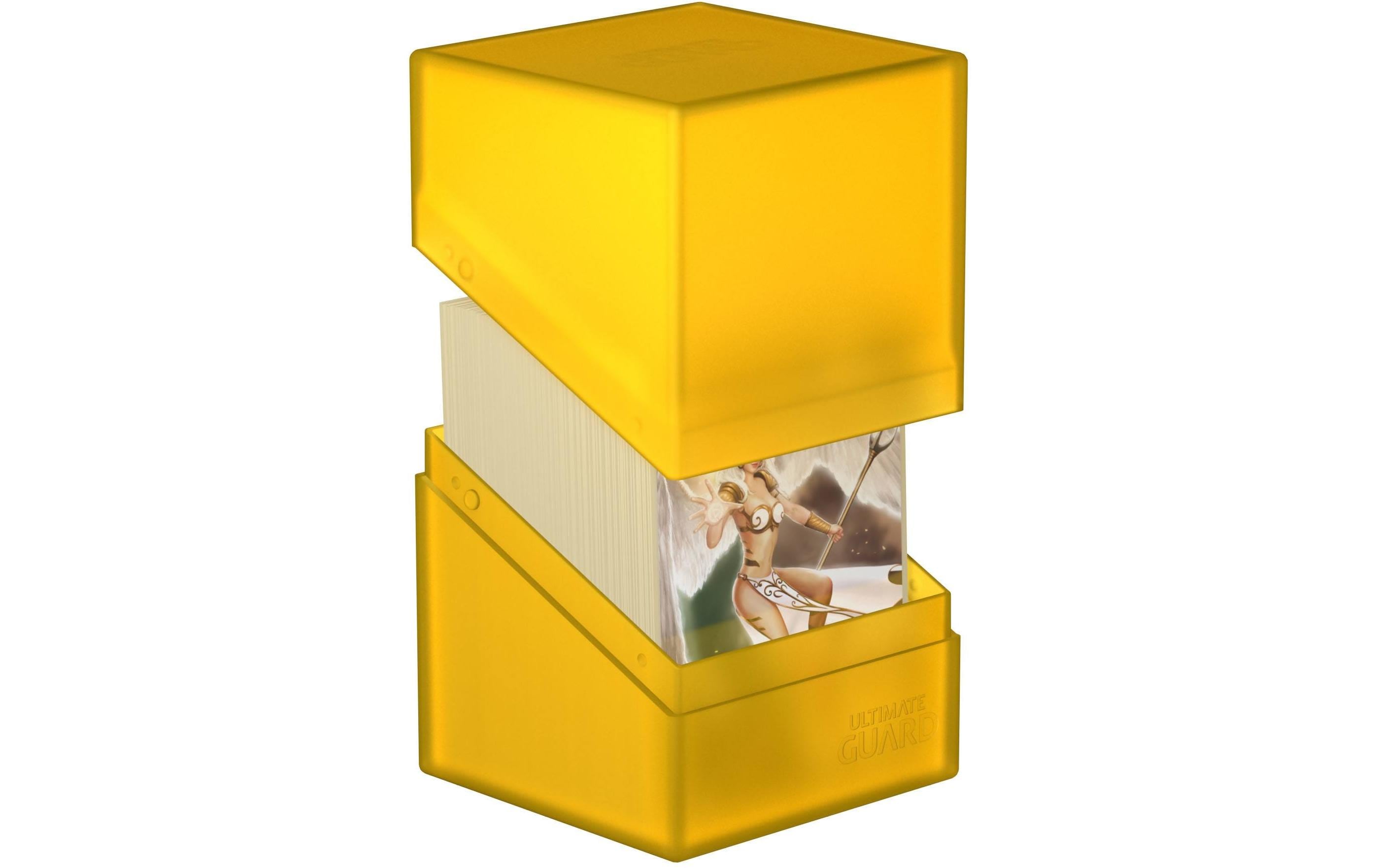 Kartenbox Boulder Deck Case Standardgrösse 100+ BernsteinHandliche und feste Kartenbox mit Soft-Touch-Oberfläche