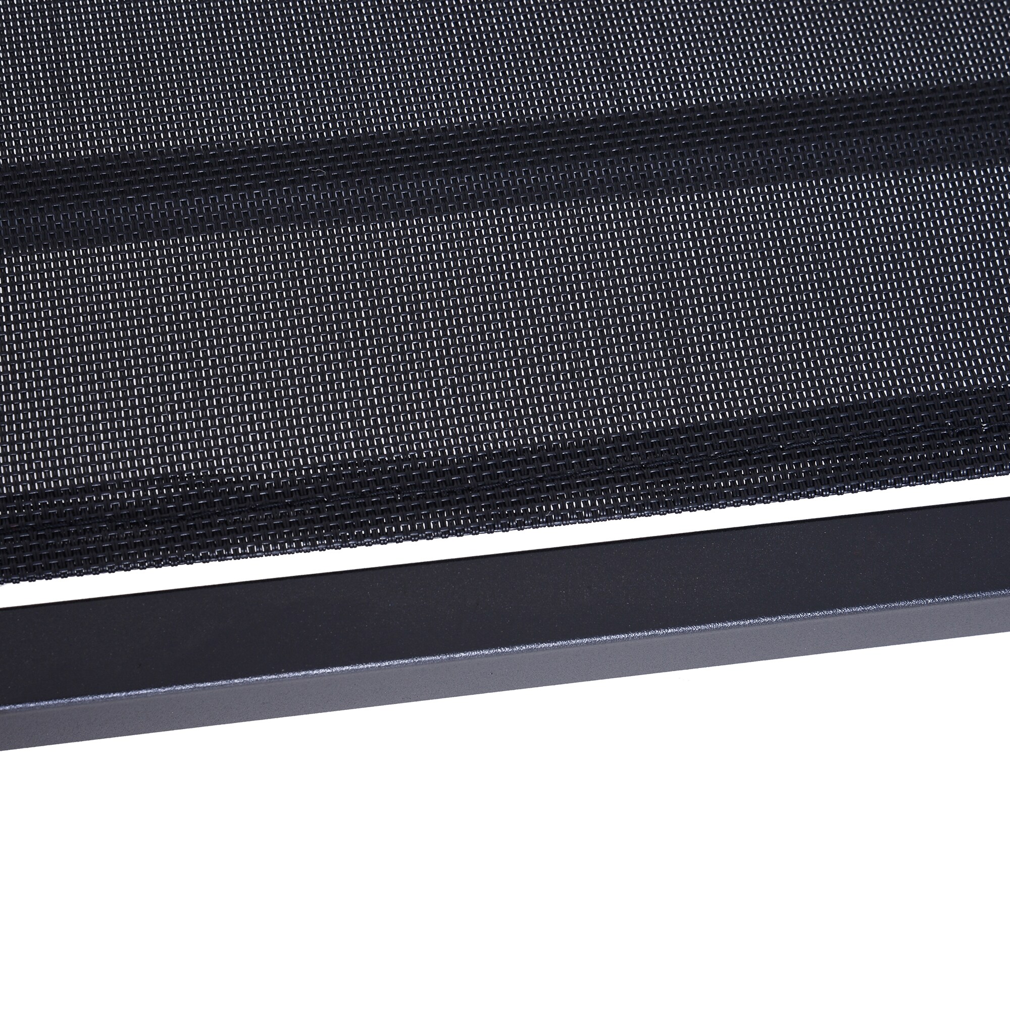 Outsunny Schaukelbank für 2 Personen schwarz 80 x 123 x 88 cm (LxBxH)