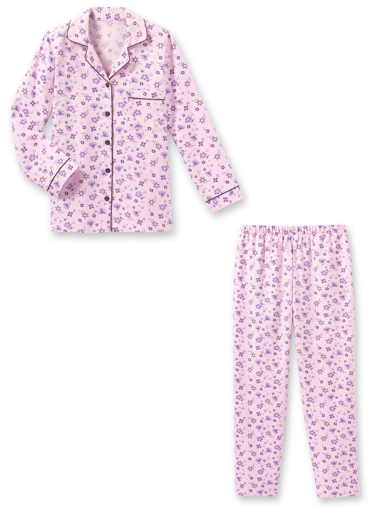 Pyjama en flanelle pur coton