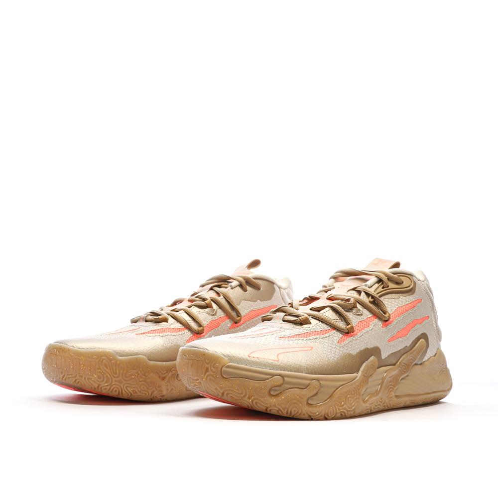 Puma Chaussures de Basketball Dorées Homme Puma MB.03 Cny