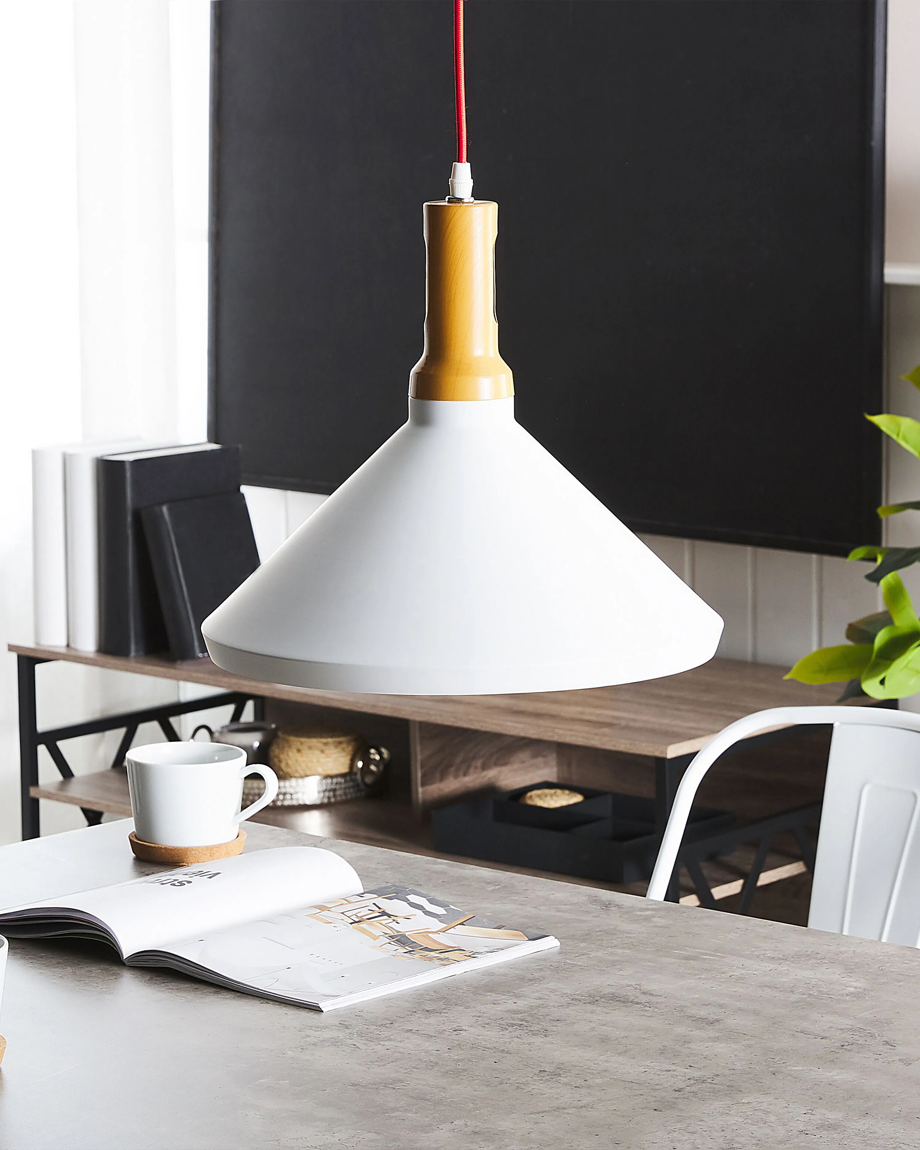 Hanglamp LIARD Metaal Wit