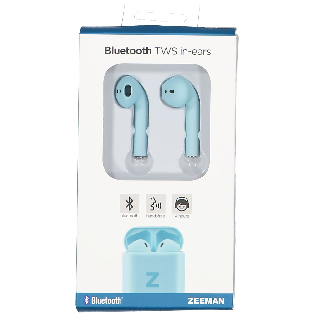 Bluetooth oortjes Z Lichtblauw kopen? Goed en goedkoop