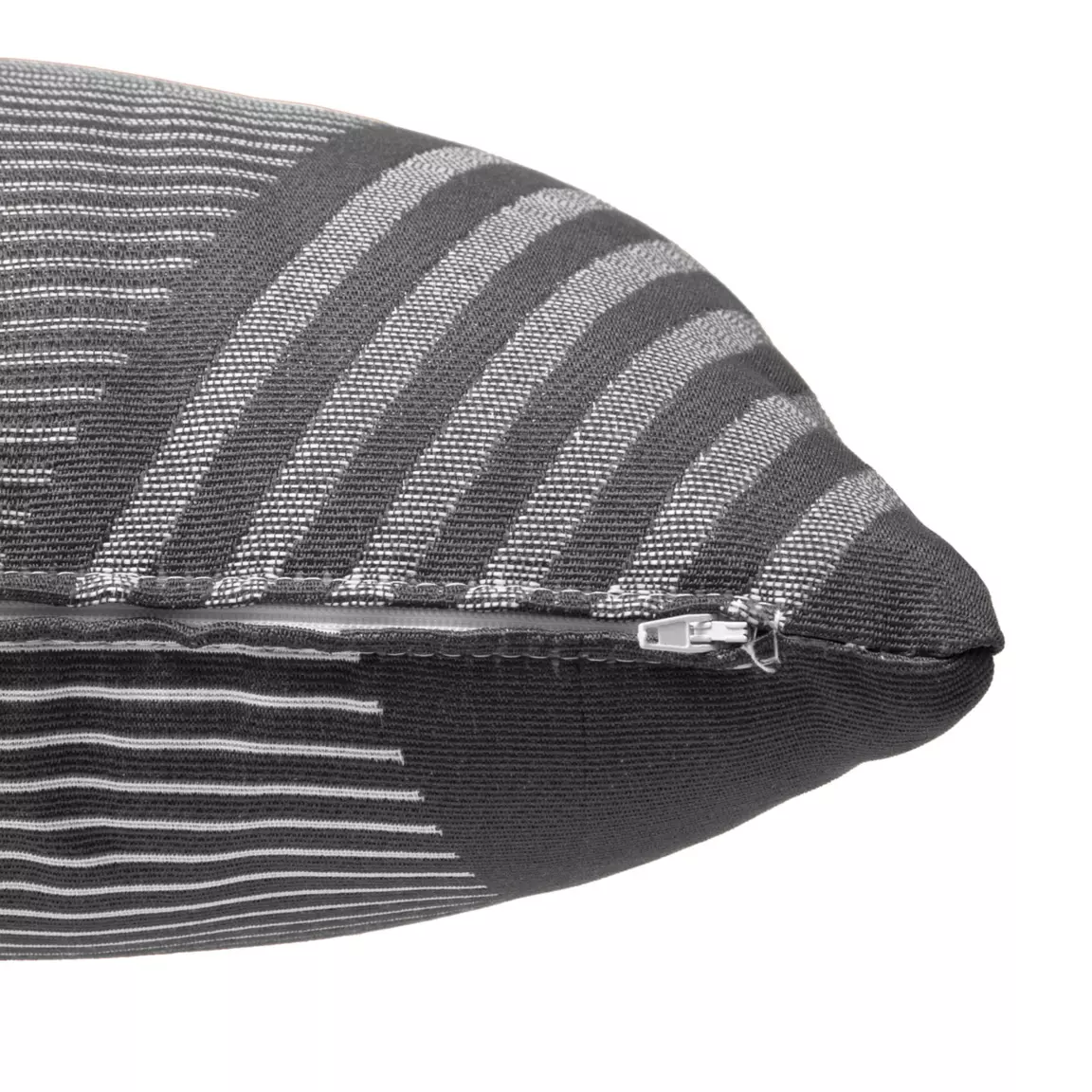 Coussin extérieur rectangulaire (30 x 50 cm) Jacquard Gris ardoise