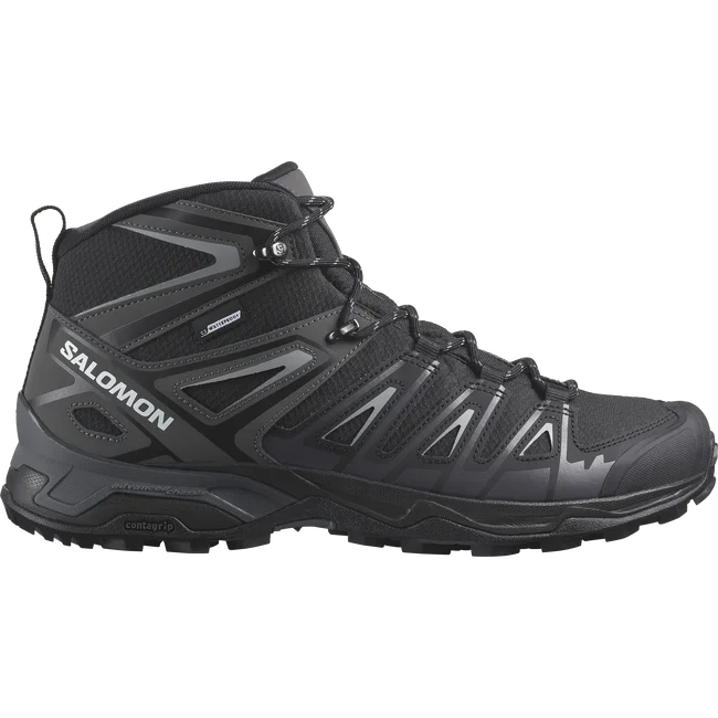 EXVANTAGE MID WATERPROOF  Hikingschuhe Herren Black/Magnet/Sharkskin